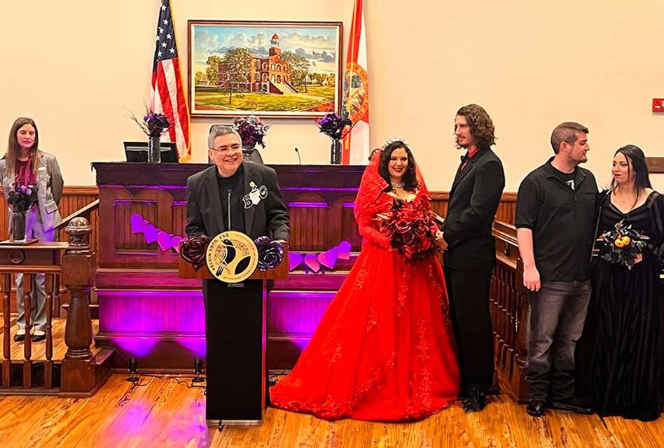Eleven Couples Say ‘I Do’ in Spooktacular Style at Third Annual Halloween Wedding Hosted by Osceola Clerk & Comptroller Kelvin Soto