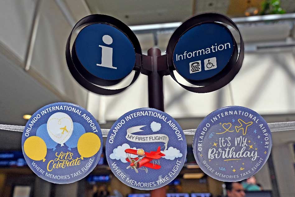 Orlando International Airport Launches ‘Memories Created in Orlando’ Button Program to Celebrate Visitor Experiences