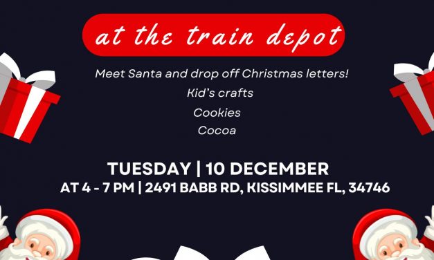 Santa at the Train Depot