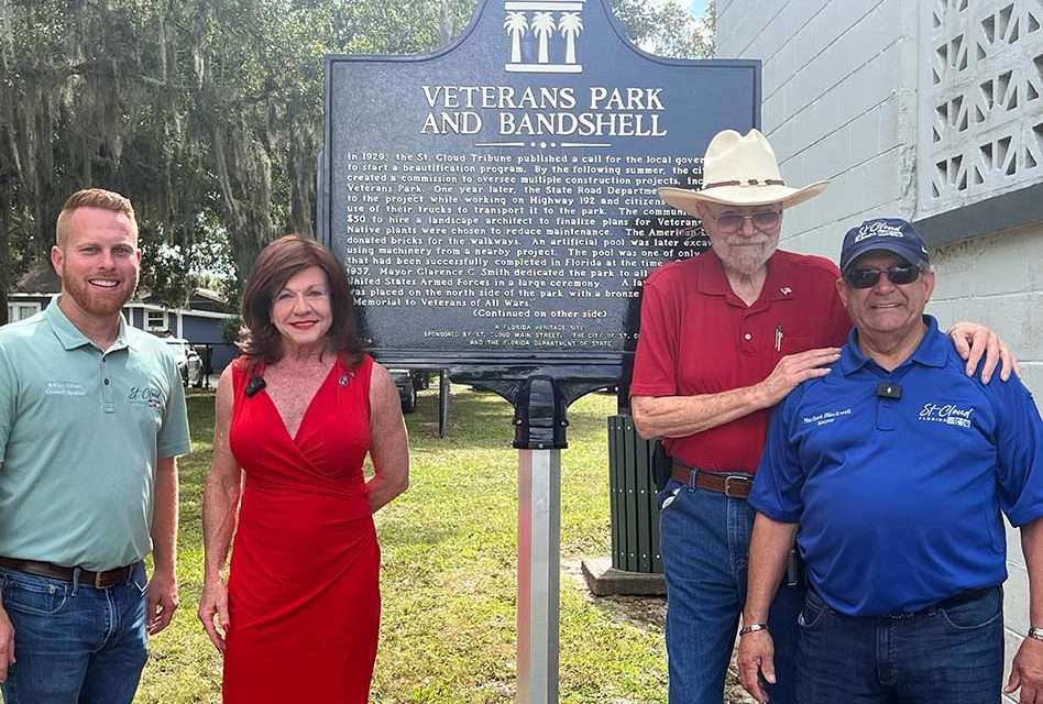 St. Cloud Veterans Celebration Honors History with New Historical Marker at Veterans Park