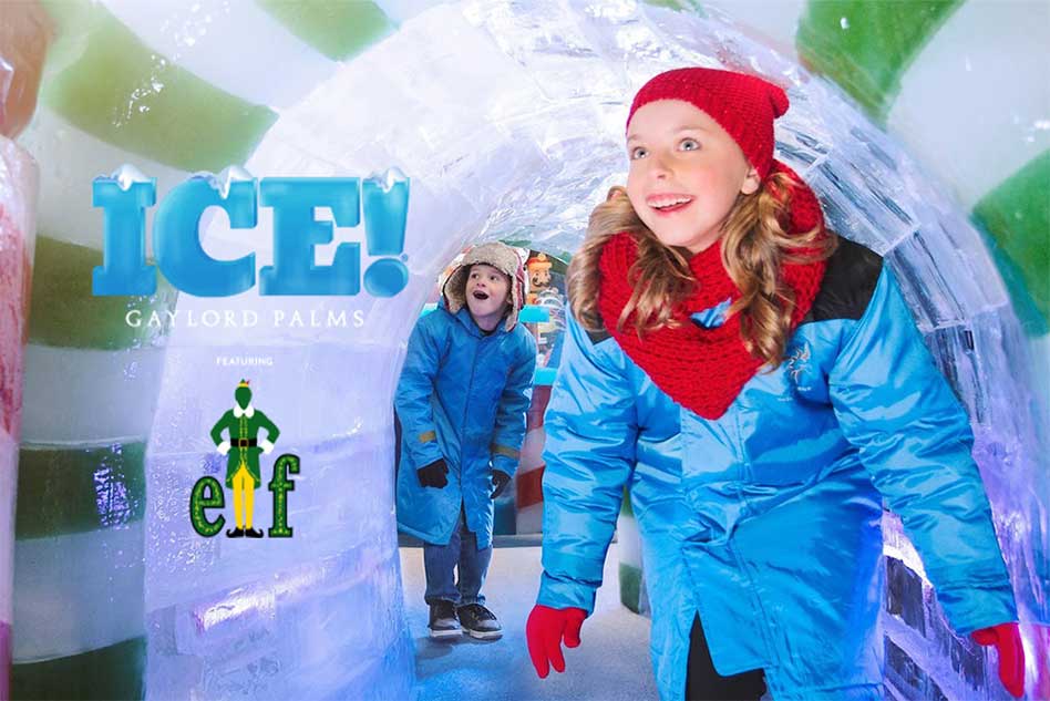 Buddy the Elf’s Icy Adventure Awaits at Gaylord Palms’ ICE! Exhibit