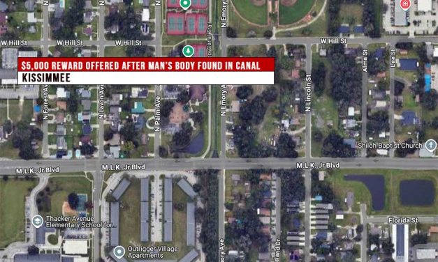 $5,000 Reward Offered After Man’s Body Found in Kissimmee Canal; Police Seek Public’s Help