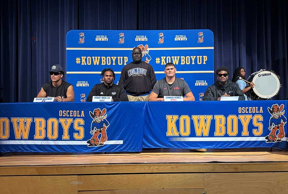 Osceola Kowboys Celebrate Division-1 College Signings Before FHSAA Football Championship Showdown