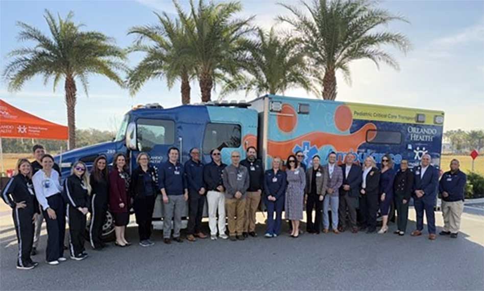 Orlando Health Arnold Palmer Hospital Enhances Pediatric Transport Services with New Unit at Reunion Village