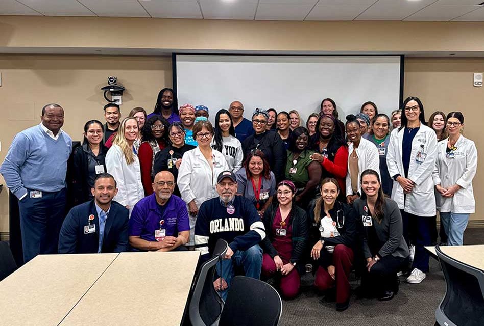 Former Patient Reunites with Orlando Health Dr. P. Phillips Care Team in Heartwarming Celebration