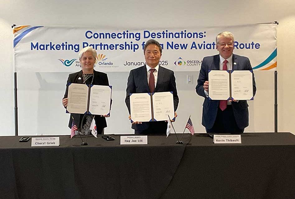 Osceola, GOAA Spearhead Agreement Paving the Way for Orlando’s First Direct Link to Asia, Expanding Tourism and Economic Opportunities
