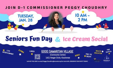 Commissioner Choudhry to Host Seniors Fun Day and Ice Cream Social at Good Samaritan Village in Kissimmee