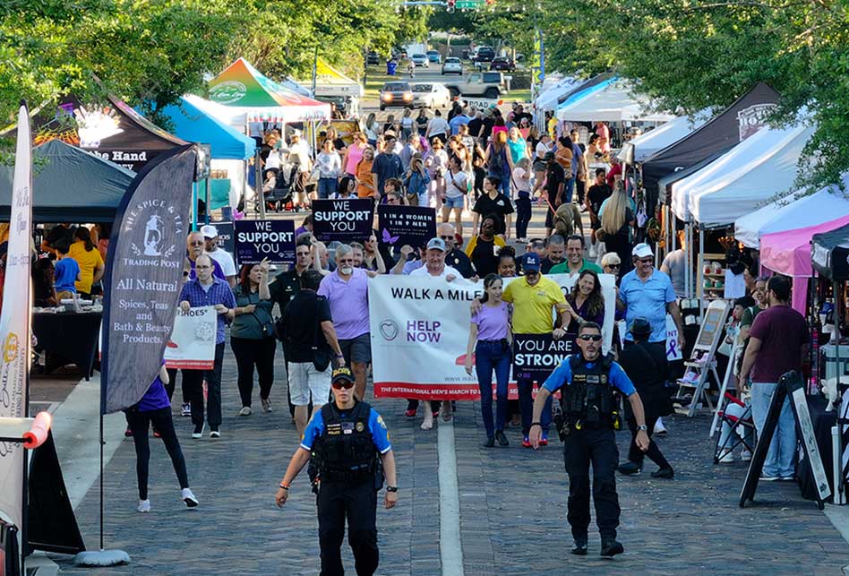 'Walk a Mile in Her Shoes' St. Cloud Community Shines Light on Domestic ...