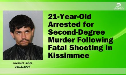 21-Year-Old Arrested for Second-Degree Murder Following Fatal Shooting in Kissimmee