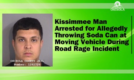Kissimmee Man Arrested for Allegedly Throwing Soda Can at Moving Vehicle During Road Rage Incident