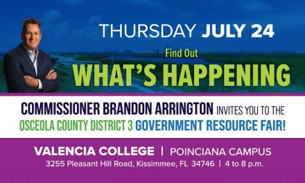 District 3 Commissioner Brandon Arrington to Host Government Resource Fair at Valencia College Poinciana Campus