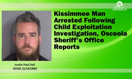 Kissimmee Man Arrested Following Child Exploitation Investigation, Osceola County Sheriff’s Office Reports