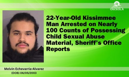 22-Year-Old Kissimmee Man Arrested on Nearly 100 Counts of Possessing Child Sexual Abuse Material