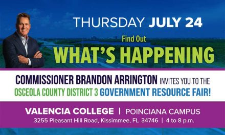 Commissioner Brandon Arrington to Host District 3 Government Resource Fair at Valencia College Poinciana Campus July 24