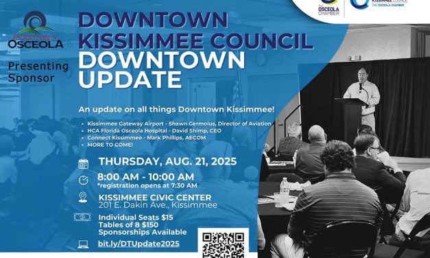 Community Invited to Kissimmee Downtown Update for Insights on City’s Future, with Presenting Sponsor Positively Osceola
