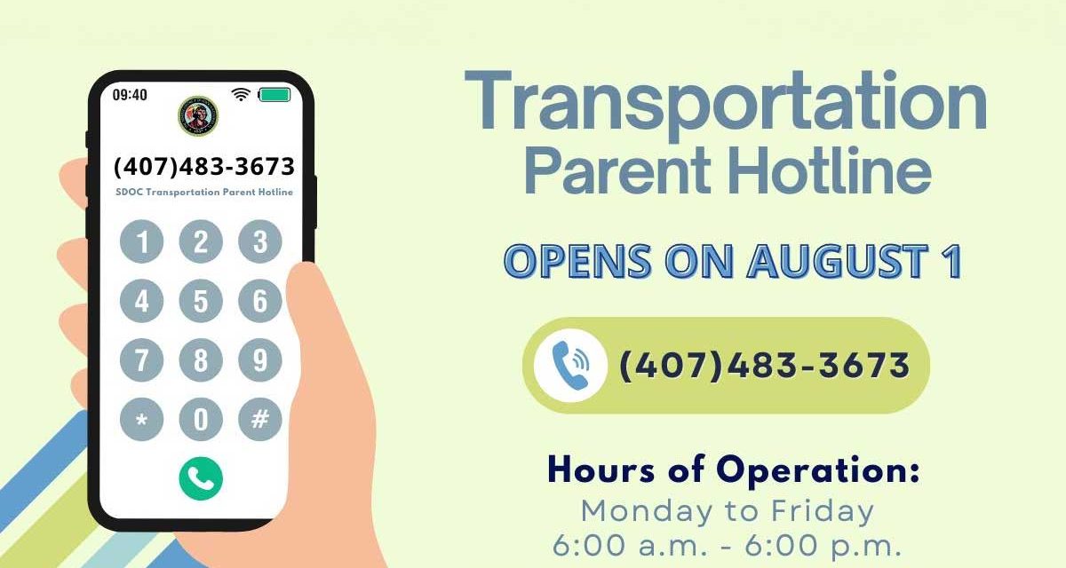 Osceola County School District’s Back‑to‑School Transportation Hotline Now Open