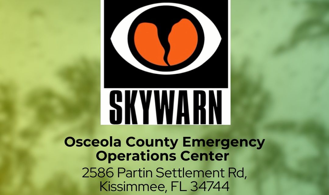 SKYWARN Spotter Training Coming to Osceola County December 9