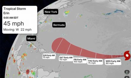 Tropical Storm Erin Strengthens in Atlantic, Could Become First Major Hurricane of 2025