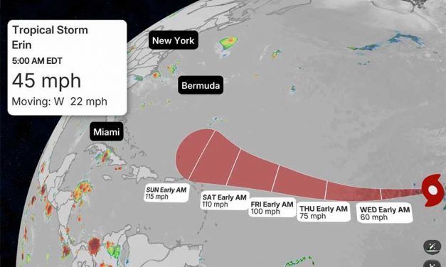 Tropical Storm Erin Strengthens in Atlantic, Could Become First Major Hurricane of 2025