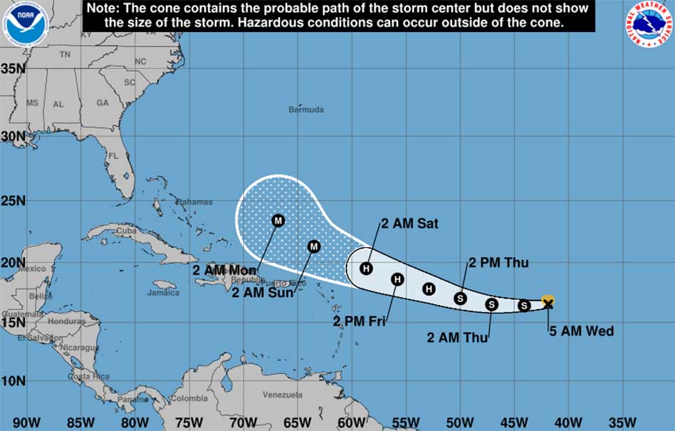Tropical Storm Erin Expected to Become First Hurricane of 2025 Atlantic Season