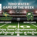 Toho Water Authority Celebrates Community with New “Game of the Week” at Liberty High
