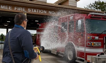 Kissimmee Fire Department Puts New Engine 11 Into Service with Traditional “Wet Down & Push Back” Ceremony
