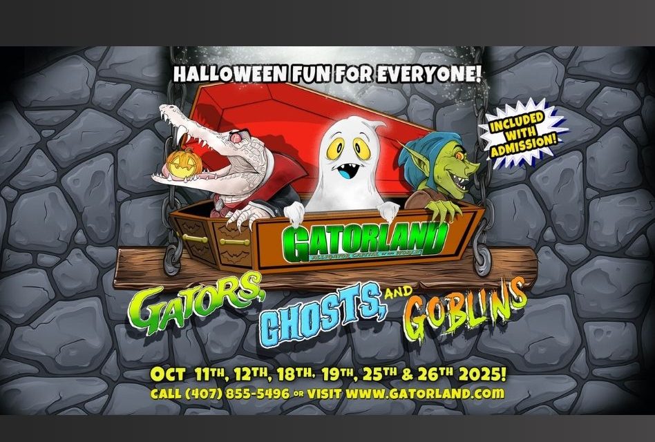 Gatorland’s Gators, Ghosts and Goblins Halloween Event Opens with Family-Friendly Frights and Fun