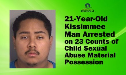 21-Year-Old Kissimmee Man Arrested on 23 Counts of Child Sexual Abuse Material Possession