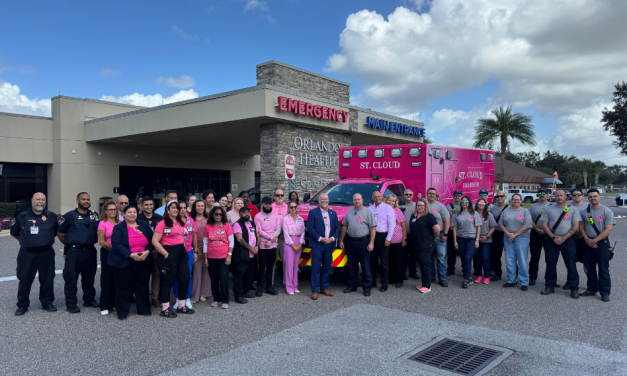 Orlando Health St. Cloud Hospital and St. Cloud Fire Rescue Team Up for Breast Cancer Awareness Month