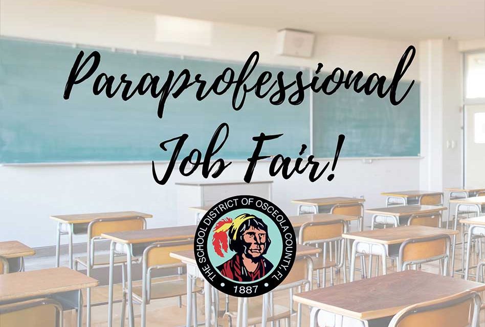 CareerSource Central Florida Hosting Job Fair for Paraprofessionals in Osceola County