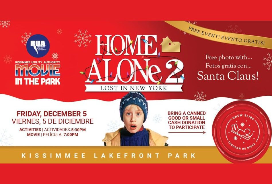 KUA to Kick Off the Holiday Season with ‘Movie in the Park’ Featuring Home Alone 2 on December 5
