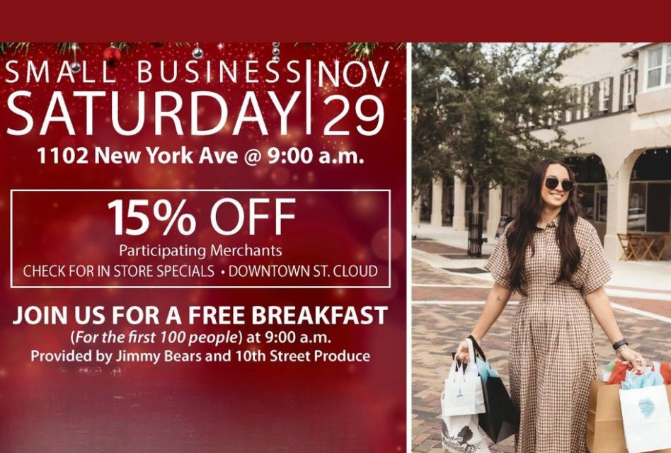 Small Business Saturday Returns to St. Cloud This Weekend with Big Savings, Community Spirit, and Free Breakfast