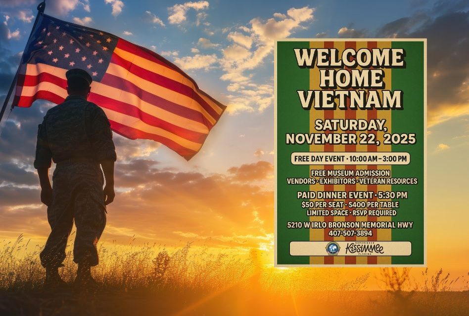Museum of Military History to Host Special “Welcome Home Vietnam” Event Tomorrow, Saturday November 22