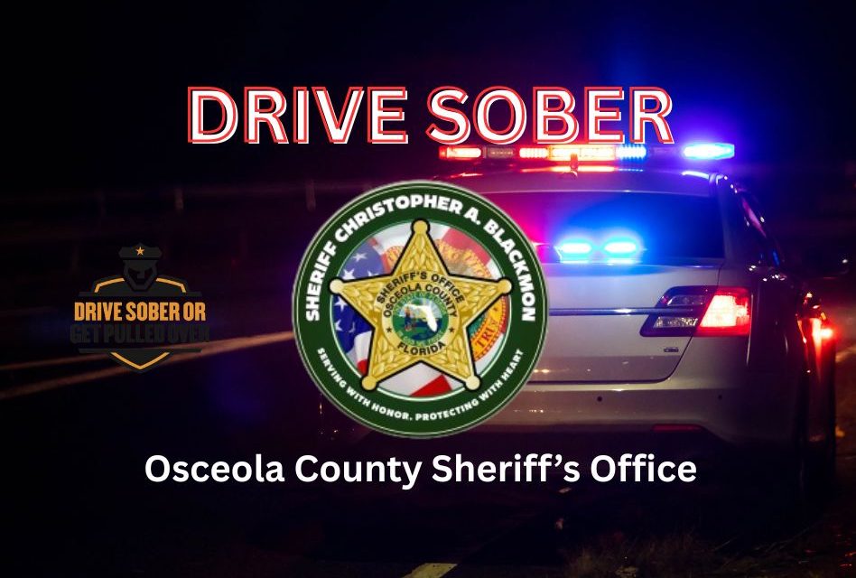 Osceola County Sheriff’s Office to Conduct DUI Saturation Patrol Tonight