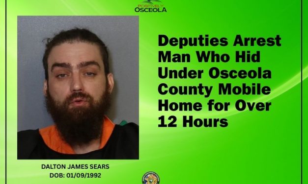 Deputies Arrest Man Who Hid Under Osceola County Mobile Home for Over 12 Hours