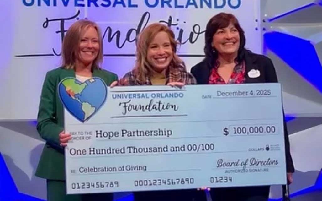 Hope Partnership Awarded Universal Orlando Foundation Grant to Expand Hope Cares Day Programming