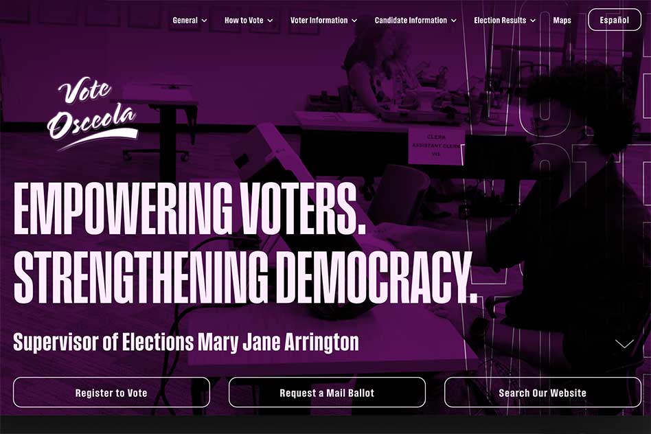 Osceola County Supervisor of Elections Launches New, User-Friendly Website