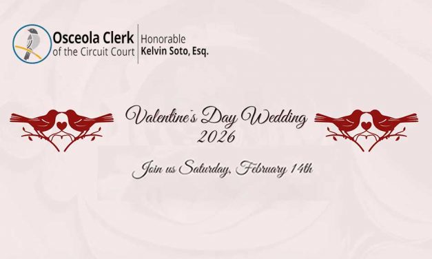 Osceola Clerk Kelvin Soto to Host Free Valentine’s Day Group Wedding for 16 Couples