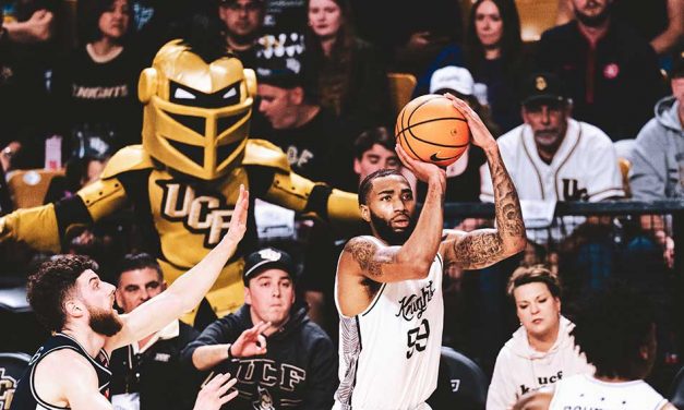 Knights Rally Late but Come Up Short in 84–77 Loss to No. 1 Arizona