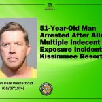 51-Year-Old Man Arrested After Alleged Multiple Indecent Exposure Incidents at Kissimmee Resort