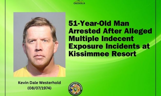 51-Year-Old Man Arrested After Alleged Multiple Indecent Exposure Incidents at Kissimmee Resort