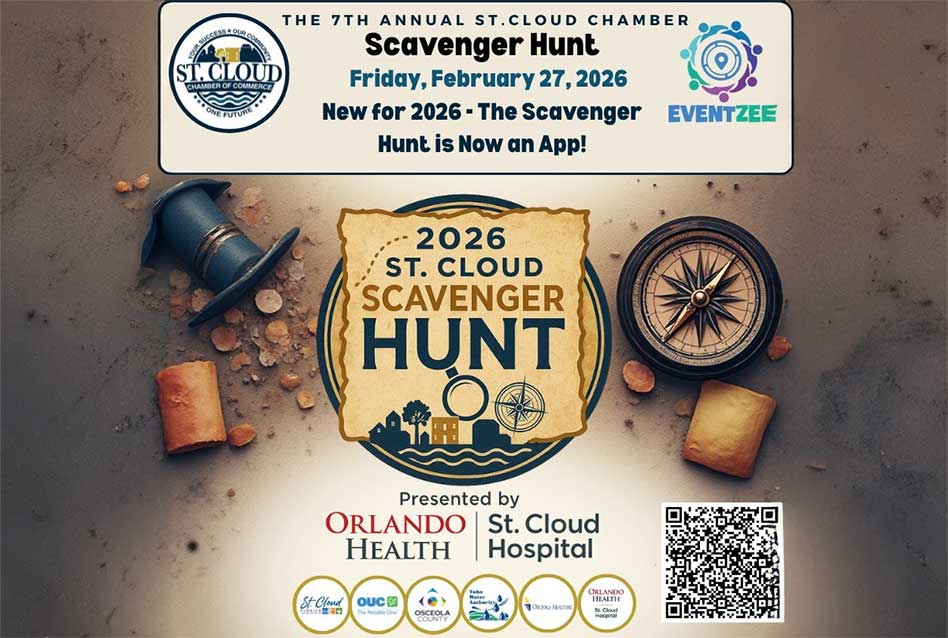St. Cloud Chamber of Commerce Announces 7th Annual Scavenger Hunt Set for February 27