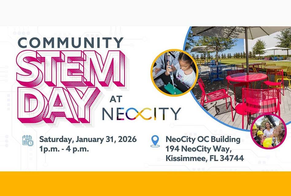 Community STEM Day to Bring Hands-On Innovation to NeoCity in Kissimmee on Saturday January 31
