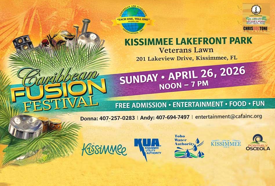 Caribbean Fusion Festival Set to Bring Island Vibes Back to Kissimmee Lakefront Park April 26