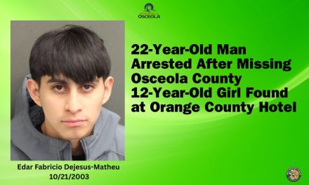 22-Year-Old Man Arrested After Missing Osceola County 12-Year-Old Girl Found at Orange County Hotel