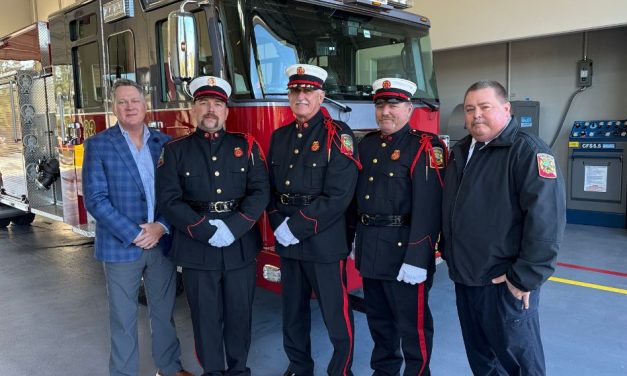 Commissioner Brandon Arrington Joins Osceola County Fire Rescue for New Fire Station 83 Uncoupling Ceremony in Poinciana