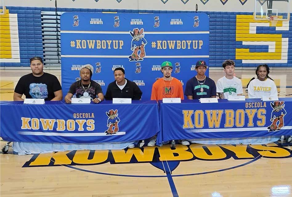 Kowboys Star Lineman Marcus Ferrer Signs with Division II Power West Florida, Six Other Kowboys Commit