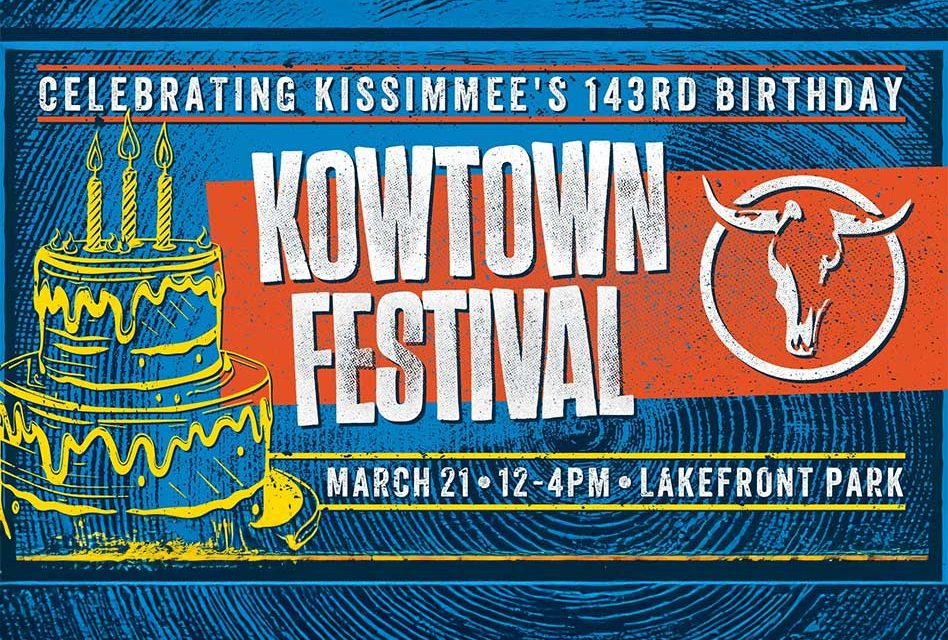Kissimmee to Celebrate 143rd Birthday with Kowtown Festival at Lakefront Park on March 21