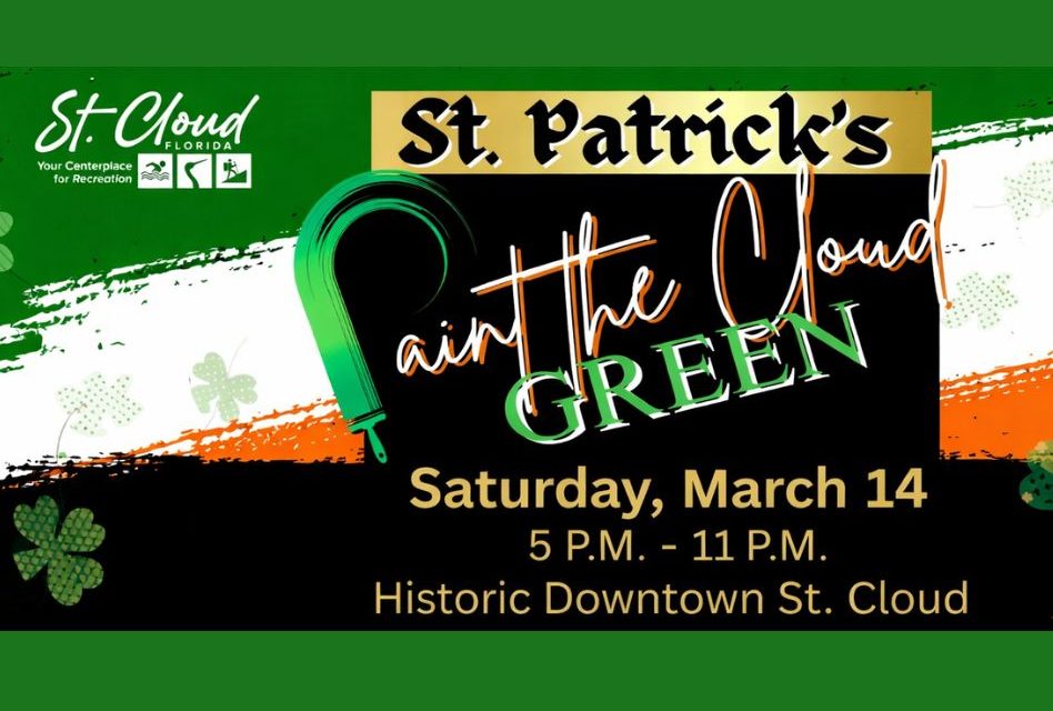 Paint the Cloud Green Returns to Downtown St. Cloud March 14 with Glow Run, Live Irish Music & St. Baldrick’s Fundraiser