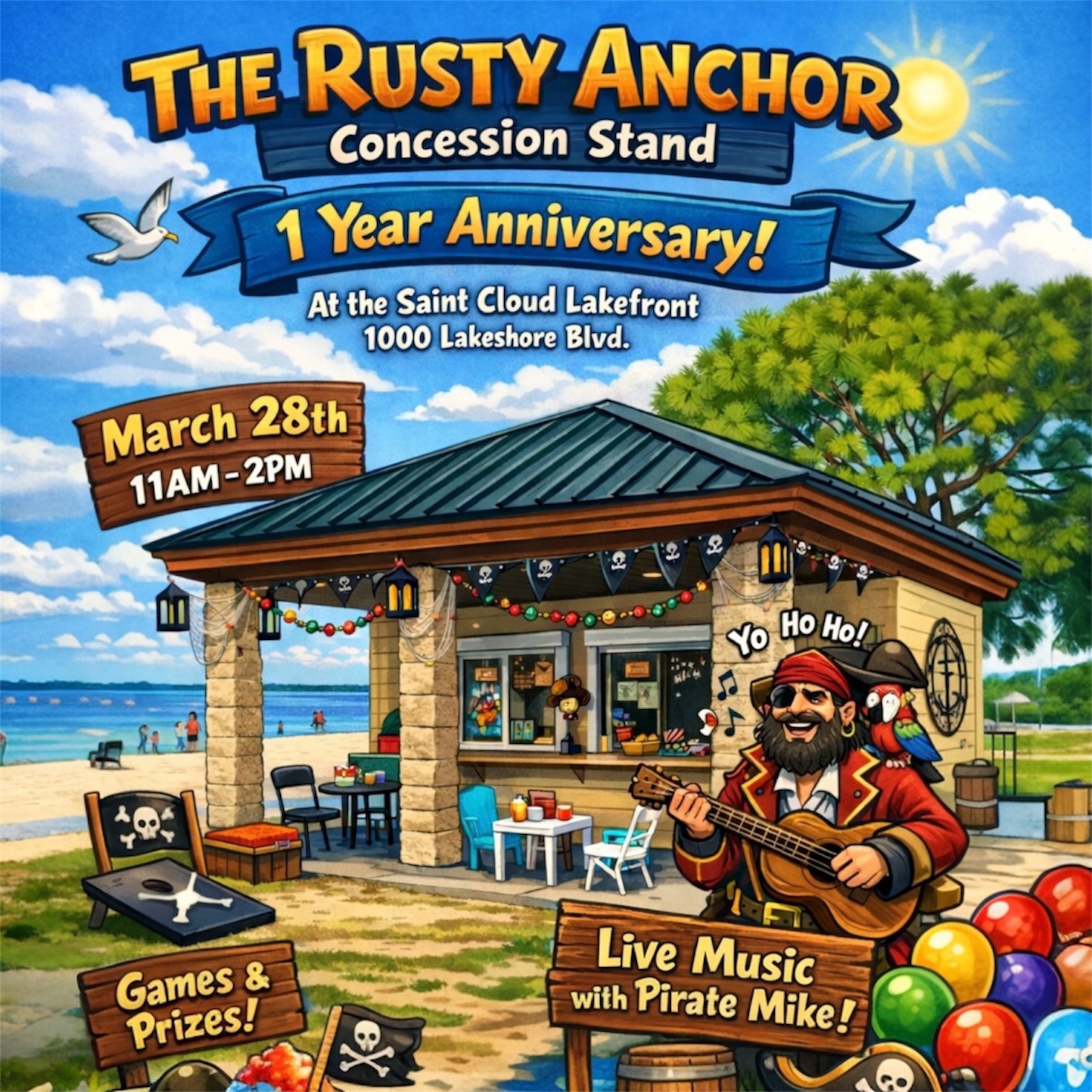 Rusty Anchor Concession Stand One Year Anniversary